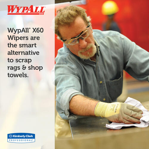 Kimberly-Clark Professional* Professional* Professional* Kimberly-Clark Professional* Professional* Wypall X60 Wipers (34015)