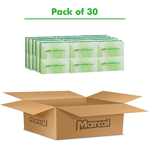 Marcal PRO Facial Tissue - Flat Box (2930)