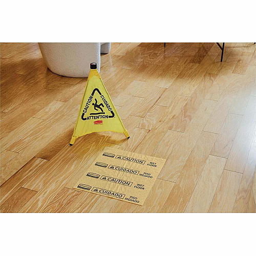 Rubbermaid Commercial Multi-Lingual Caution Safety Cone (9S0000YW)