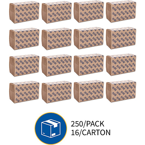 Genuine Joe Paper Towel Multi fold 250 sheets Natural (21040)