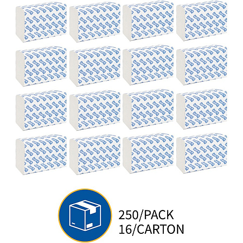 Genuine Joe Paper Towel Multi fold 250 sheets White (21100)