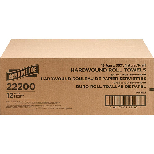 Genuine Joe Embossed Hardwound Roll Towels (22200)