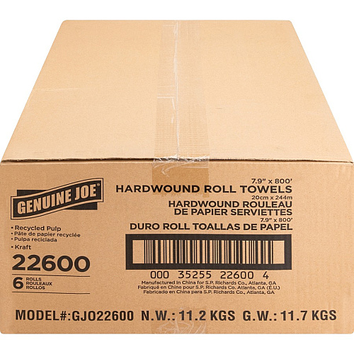 Genuine Joe Embossed Hardwound Roll Towels (22600)