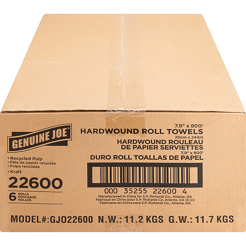 Genuine Joe Embossed Hardwound Roll Towels (22600)