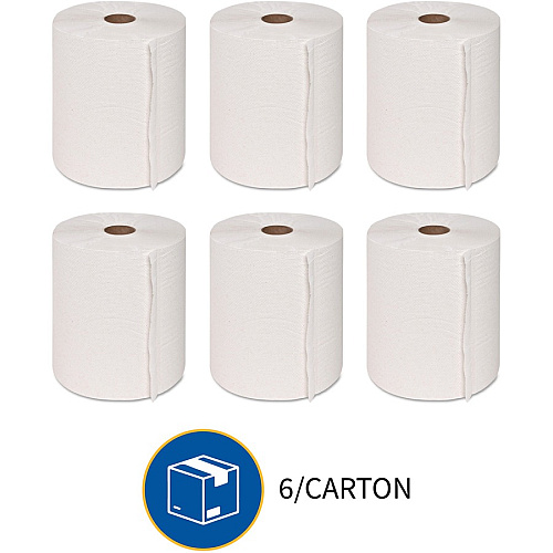 Genuine Joe Hardwound Roll Paper Towels (22700)