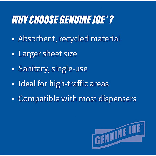 Genuine Joe Hardwound Roll Paper Towels (22700)