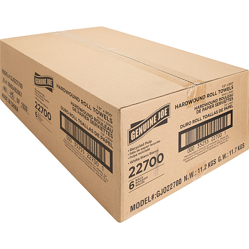 Genuine Joe Hardwound Roll Paper Towels (22700)