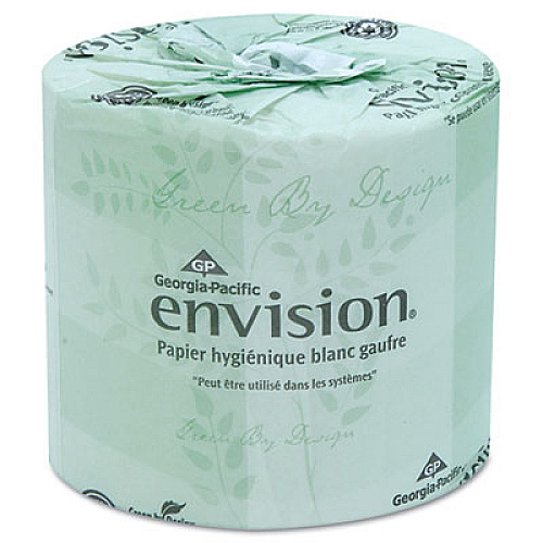Georgia Pacific Professional Pacific Blue Basic Embossed Bathroom Tissue, Septic Safe, 1-Ply, White, 550 Sheets/Roll, 40 Rolls/Carton (1984101)