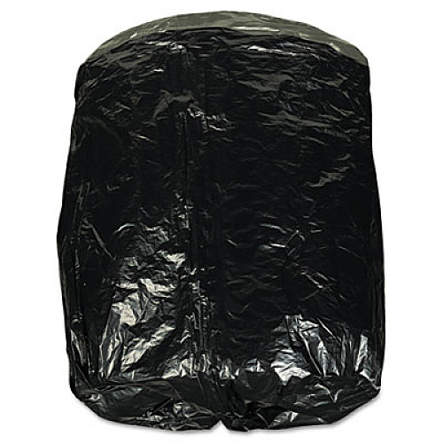Ex-Cell Sanitary Napkin Plastic Liner Bags, 17", Black, 1,000/Carton (LB1718)
