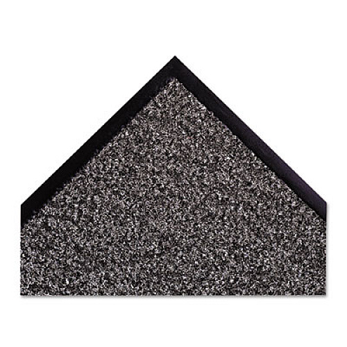 Crown Dust-Star Microfiber Wiper Mat, 36 x 60, Charcoal (DS0035CH)