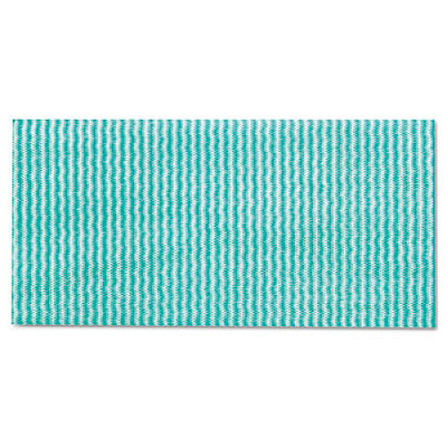Chix Wet Wipes, 14 x 21, White/Green, 100 Towels/Pack, 9/Carton (8312)