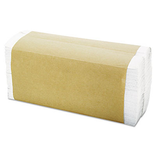 General Supply C-Fold Towels, 1-Ply, 11 x 10.13, White, 198/Pack, 12 Packs/Carton (1510B)