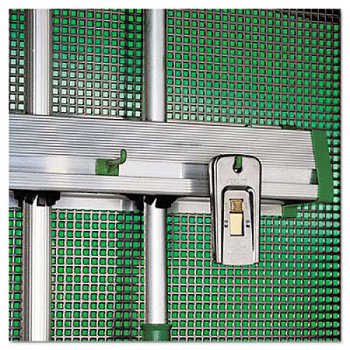 Unger Hold Up Aluminum Tool Rack, 36w x 3.5d x 3.5h, Aluminum/Green (HU900)