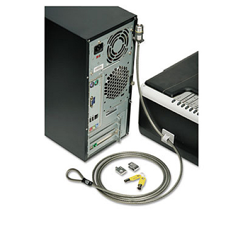 AbilityOne 5340015987496, Combination Laptop Lock, 6ft Carbon Tempered Steel Cable