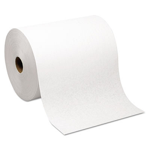 Georgia Pacific Professional SofPull Hardwound Roll Paper Towel, Nonperforated, 1-Ply, 7.87" x 1,000 ft, White, 6 Rolls/Carton (26470)