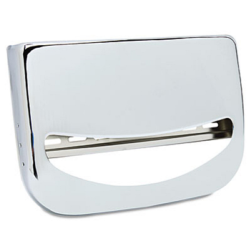 Boardwalk Toilet Seat Cover Dispenser, 16 x 3 x 11.5, Chrome (BWKKD200)
