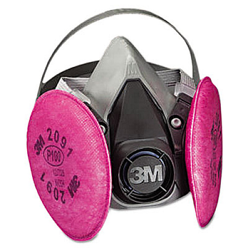 3M Half-Facepiece Respirator 6000 Series, Reusable, Medium (6291)
