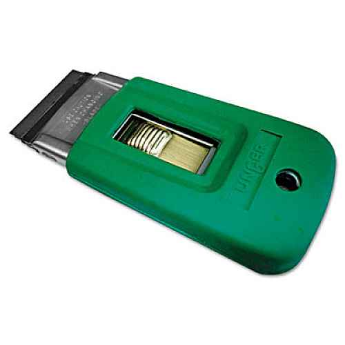 Unger ErgoTec Safety Scraper with Rubber Cover, 1.5" Blade (SR040)