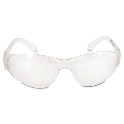 MCR Safety Checklite Safety Glasses, Frameless, Clear Single Lens, 12/Box (CL010BX)