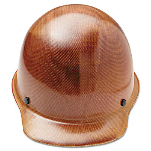 MSA Skullgard Protective Hard Hats, Ratchet Suspension, Size 6 1/2 - 8, Natural Tan (475395)