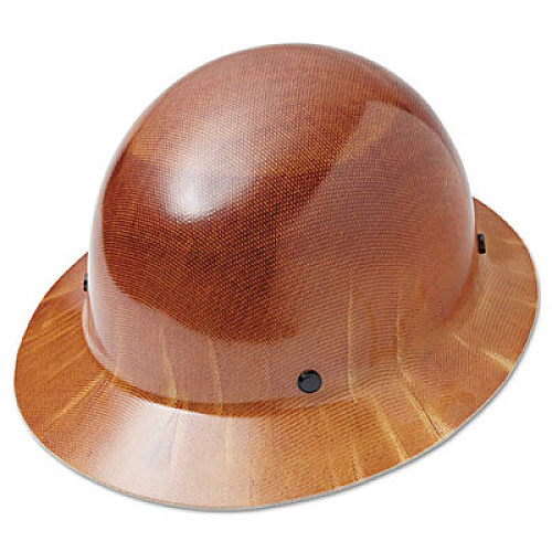 MSA Skullgard Protective Hard Hats, Ratchet Suspension, Size 6 1/2 - 8, Natural Tan (475407)