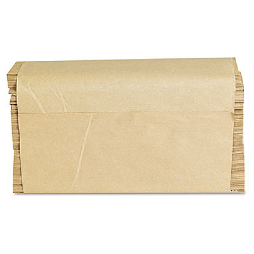 GEN Folded Paper Towels, Multifold, 9 x 9.45, Natural, 250 Towels/Pack, 16 Packs/Carton (1508)