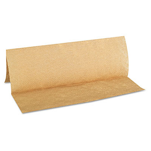 GEN Folded Paper Towels, Multifold, 9 x 9.45, Natural, 250 Towels/Pack, 16 Packs/Carton (1508)