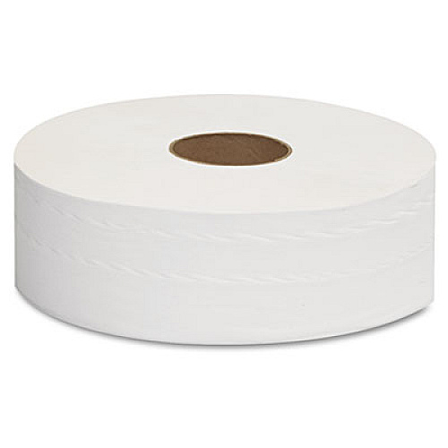 GEN JRT Jumbo Bath Tissue, Septic Safe, 2-Ply, 3.3" x 1,375 ft, White, 6 Rolls/Carton (1513)