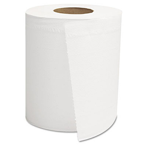 GEN Center-Pull Roll Towels, 2-Ply, White, 8 x 10, 600/Roll, 6 Rolls/Carton (GENCPULL)