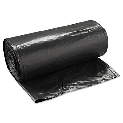 Boardwalk High-Density Can Liners, 60 gal, 14 microns, 38" x 58", Black, 200/Carton (BWK385817BLK)