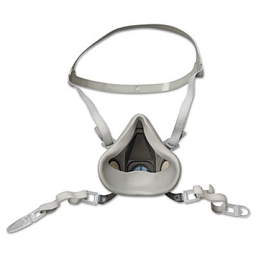 3M Half Facepiece Respirator 6000 Series, Reusable, Medium (6200)