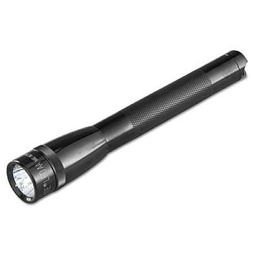 Maglite Mini LED Flashlight, 2 AA Batteries (Included), Black (SP2201H)