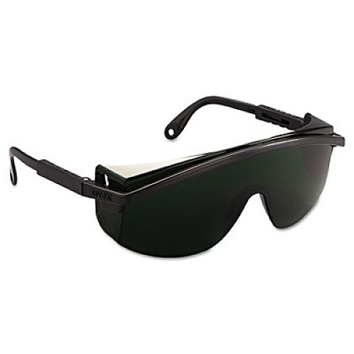 Honeywell Uvex Astrospec 3000 Safety Glasses, Black Frame, Shade 5.0 Lens (S1112)