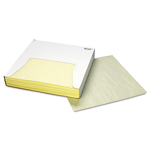 Bagcraft Grease-Resistant Paper Wraps and Liners, 12" x 12", Yellow, 1,000/Box, 5 Boxes/Carton (057412)