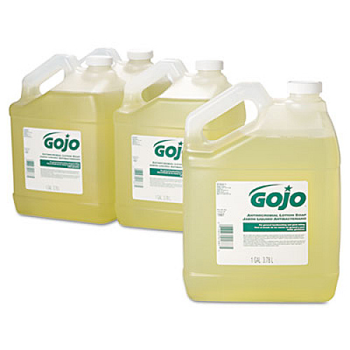 GOJO ANTIMICROBIAL LOTION SOAP, 1 GAL, 4/CARTON (188704)