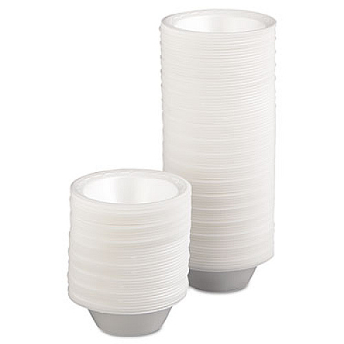 Genpak Foam Dinnerware, Bowl, 5oz, White, 125/pack, 8 Packs/carton (80500)