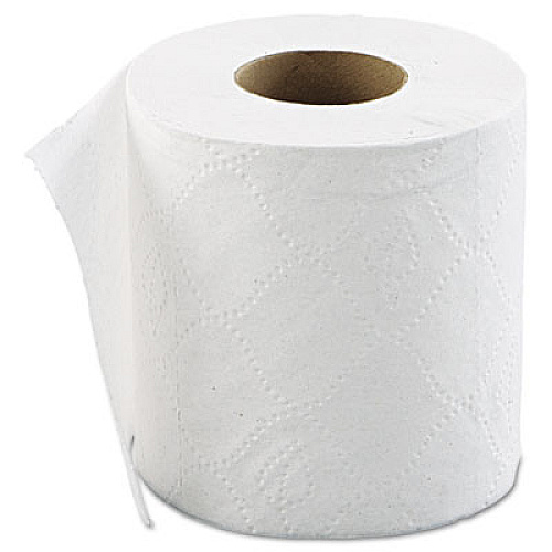 GEN Bath Tissue, Wrapped, Septic Safe, 2-Ply, White, 500 Sheets/Roll, 96 Rolls/Carton (GEN238B)