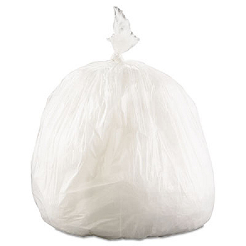 Boardwalk HIGH-DENSITY CAN LINERS, 56 GAL, 14 MICRONS, 43" X 47", NATURAL, 200/CARTON (BWK434717)