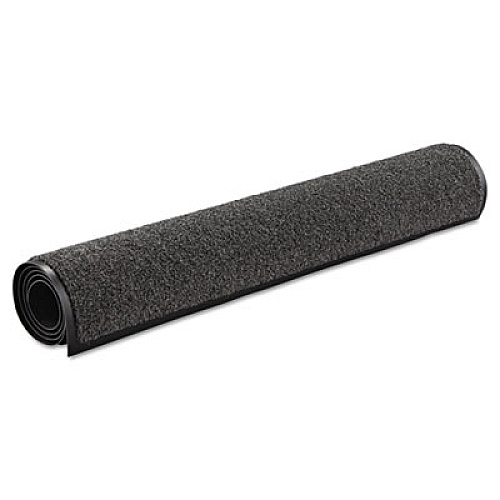Crown Rely-On Olefin Indoor Wiper Mat, Rectangular, Charcoal Gray Cut Pile Surface, 36" x 60" (GS0035CH)