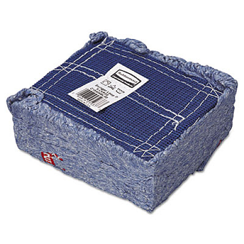 Rubbermaid Commercial Swinger Loop Wet Mop Head, X-Large, Cotton/Synthetic, Blue, 6/Carton (C154BLU)