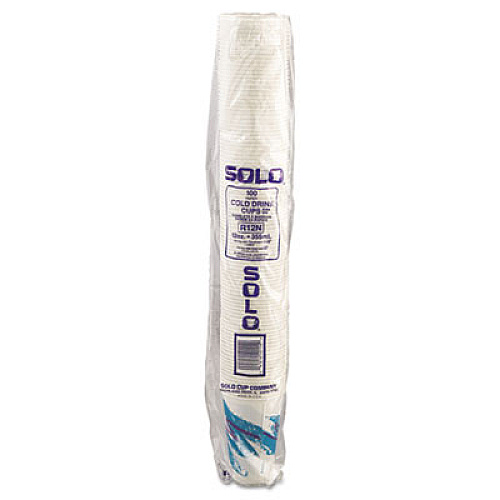 Dart Jazz Waxed Paper Cold Cups, 12oz, Tide Design, 2000/carton (R12NJ)