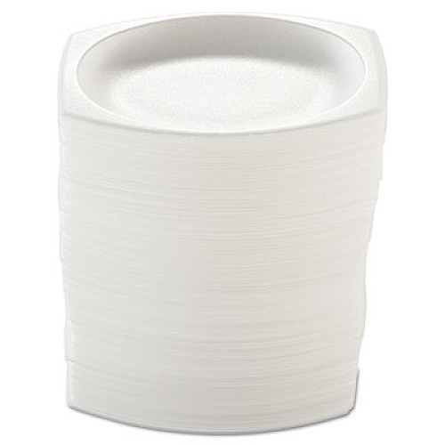 Dart Foam Dinnerware, Oval Platter, 6.75 x 9.8, White, 125/Pack, 4 Packs/Carton (9PRWCR)