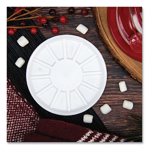 Dart Vented Foam Lids, 8 oz to 60 oz Hot Cups, White, 50/Pack, 10 Packs/Carton (32RL)