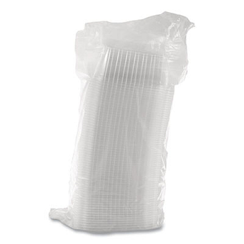 Dart ClearPac Containers, 32 oz, 9.4 x 6.8 x 2.1, Plastic, 63/Pack, 8 Pack/Carton (C32DER)