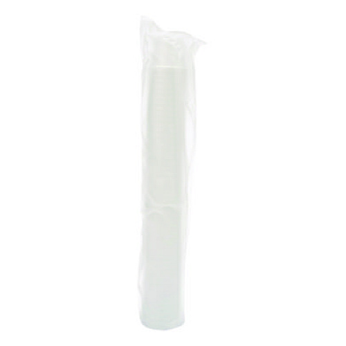Dart Food Containers, Squat, 8 oz, White, Foam, 1,000/Carton (8SJ12)