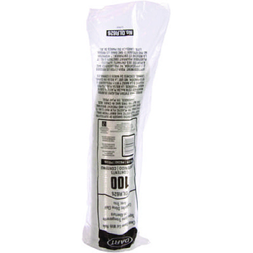 Dart Ultra Clear Dome Cold Cup Lids, Fits 16 oz to 24 oz Cold Cups, Plastic, Clear, 1,000/Carton (DLR626CT)
