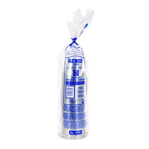 SOLO Ultra Clear PET Cups, Squat, 9 oz, Plastic, 50/Bag, 20 Bags/Carton (TP9R)