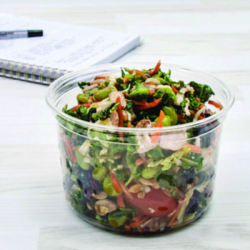 Dart MicroGourmet Food Container, 16 oz, Translucent, Plastic, 50/Pack, 10 Packs/Carton (MN160100)