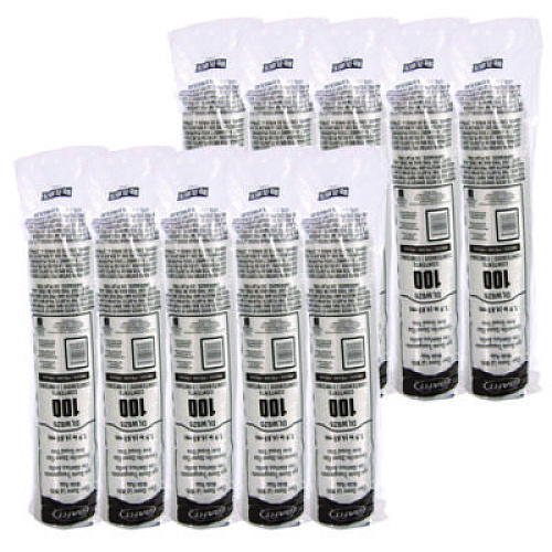 Dart Open-Top Dome Lid, With 1.9" dia Hole, Fits 16 oz to 24 oz Cold Cups, Plastic, Clear, 1,000/Carton (DLW626)