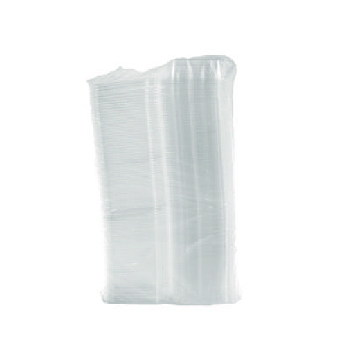 Dart ClearPac SafeSeal rPET Tamper-Resistant Container, ProPlanet Seal, Flat Lid, 24 oz, Clear, 100/Bag, 2 Bags/Carton (CH24DEF)